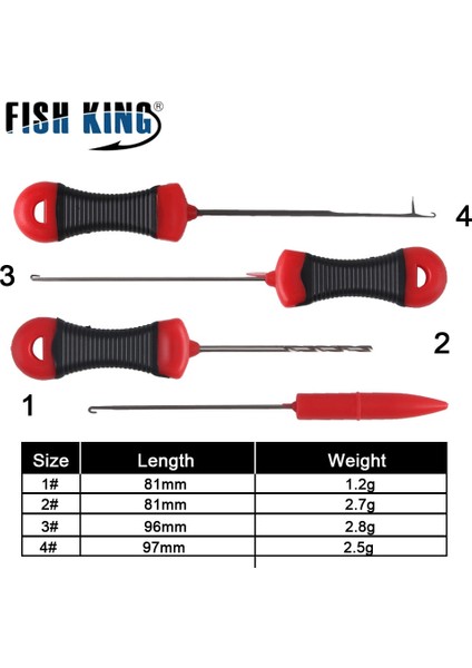 004-1 Parça Tarzı 1-Arp Balıkçılık Boilie Yem Matkap Baiting Iğne Kapısı Iğne Pelet Saç Kuleleri Ekleme Yapma Araçları Kuleleri Yükleme Aksesuarları (Yurt Dışından) fırsatları