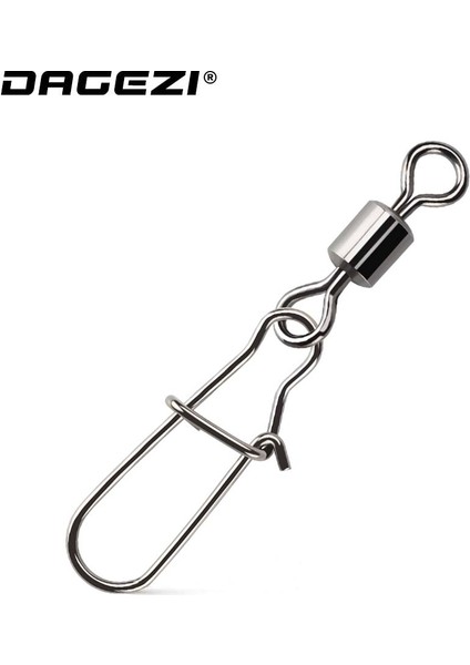 No.1 Tarzı Dagezı Paslanmaz Çelik Balıkçılık Bağlayıcı Lot Güzel Snap Olta Takımı ile Yuvarlanan Döner Sazan Balıkçılık Asesorios De Pesca (Yurt Dışından) fiyatları