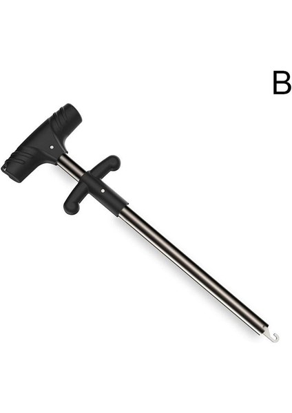 Siyah Stil Taşınabilir Balıkçılık Kancası Sökücü 24.3cm Alüminyum Kanca Disgorger 5 Renk Mevcuttur Açık Balıkçılık Aksesuarları (Yurt Dışından)