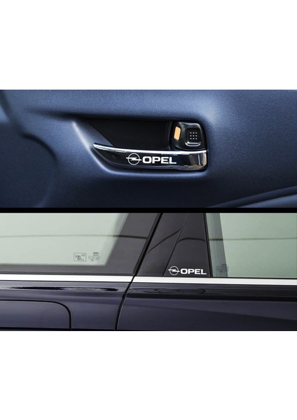 Opel Uyumlu Metal Sticker 5 Adet Oto Aksesuar Oto Sticker Çıkartma Araba modelleri