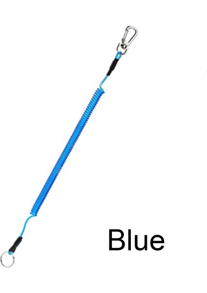 Sarı Stil 1 Adet T Yaylı Elastik Halat Spiral Sarmal Kordon Güvenlik Halatı Çelik Tel Güvenli Pense Dudak Sapları Max Streç Balıkçılık Araçları (Yurt Dışından) fırsatları