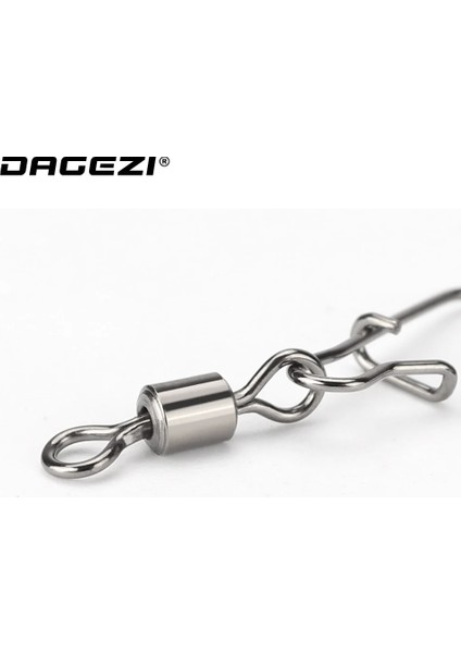 No.3 Tarzı Dagezı Paslanmaz Çelik Balıkçılık Bağlayıcı Lot Güzel Snap Olta Takımı ile Yuvarlanan Döner Sazan Balıkçılık Asesorios De Pesca (Yurt Dışından) fırsatları