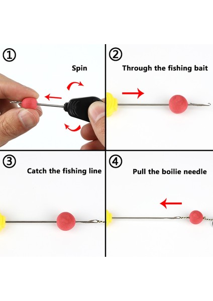 Turuncu Tarzı W.p.e Balıkçılık Accessorieet Boilie Iğne Seti Kiti Aracı Paslanmaz Baiting Matkap Stringer Iğne Sazan Balıkçılık Ürünleri (Yurt Dışından)