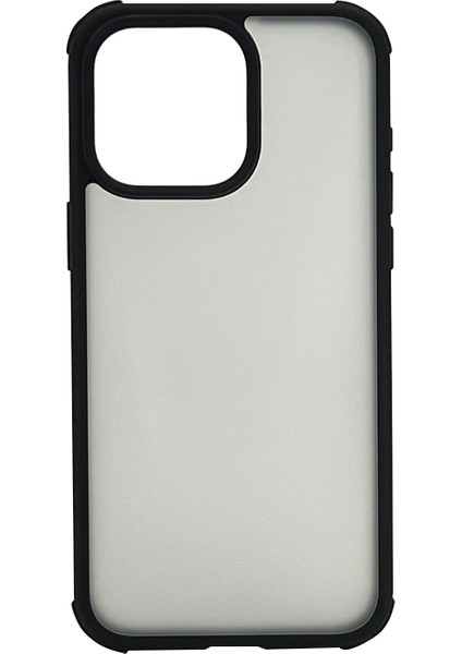 Apple iPhone 15 Pro Uyumlu Sunday Seri Arka Koruma Kılıf - Siyah