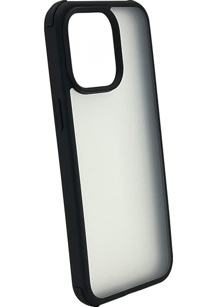 Apple iPhone 15 Pro Uyumlu Sunday Seri Arka Koruma Kılıf - Siyah