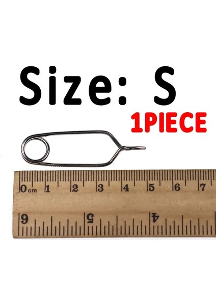 Boyut S 1pc Stili Bimoo Paslanmaz Çelik ve Plastik Hackle Pense Tüy Klipler Raping Hackle Araçları Nymph Fly Için Bağlama Araçları Kanca Tutucu (Yurt Dışından)