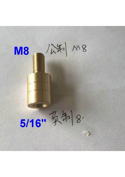 M8FEMALE516UNC Stili Sadece 1 Adet!! Alaşımlı Alüminyum M6 - M8 - M10 - M12 - M8 - M Konnektör Adaptörü Metrik Britrew Dönüşümü (Yurt Dışından)
