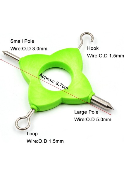 Çektirme Aracı B Stili Uller Hattı Aracı Olta Düğüm Düğüm Aracı Çok Amaçlı Taşınabilir Knotter Araç Seti Açık Balıkçılık Yemi Çektirme Aracı (Yurt Dışından)