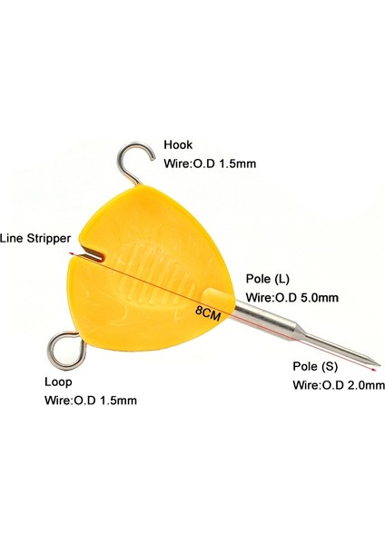 Çektirme Aracı B Stili Uller Hattı Aracı Olta Düğüm Düğüm Aracı Çok Amaçlı Taşınabilir Knotter Araç Seti Açık Balıkçılık Yemi Çektirme Aracı (Yurt Dışından) modelleri