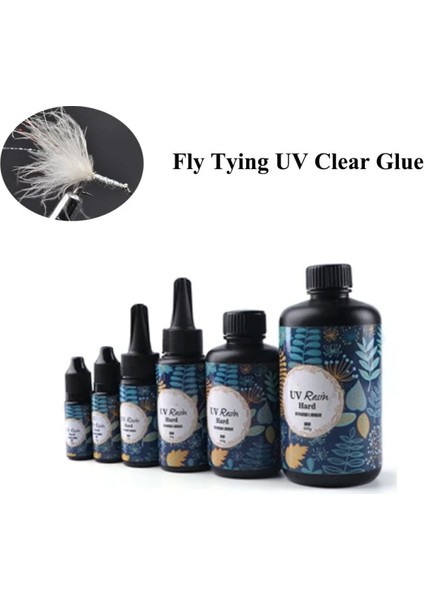 25ML Tarzı Sert Uv Reçine Tutkal Sinek Bağlama Crystal Clear Kürleme Epoksi Reçine Uv Tutkal Güneş Kürü Balıkçılık Aksesuarları (Yurt Dışından)