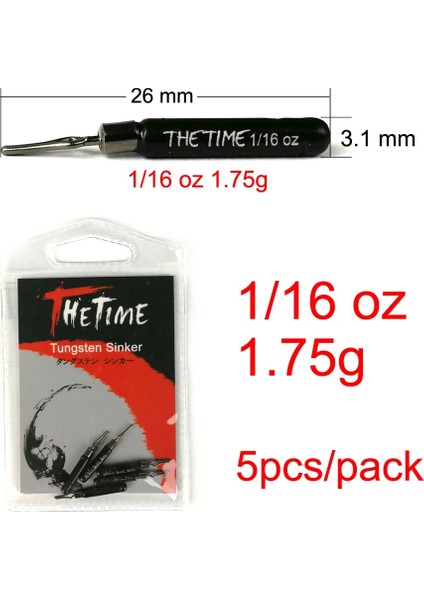 1.75G ​​tarzı Thetıme Drop Shot Rig Tungsten Platin - Oz Sütunlu Bas Balıkçılık Ağırlığı G Cazibe Aksesuarı (Yurt Dışından)