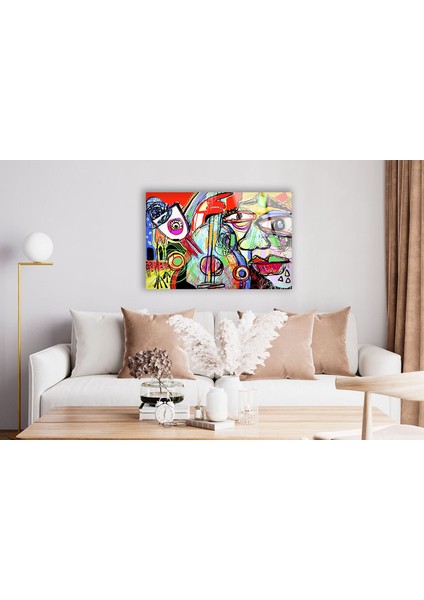 Picasso Temperli Cam Duvar Tablosu modelleri
