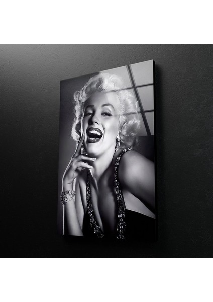 Marilyn Monroe Temperli Cam Duvar Tablosu fiyatları