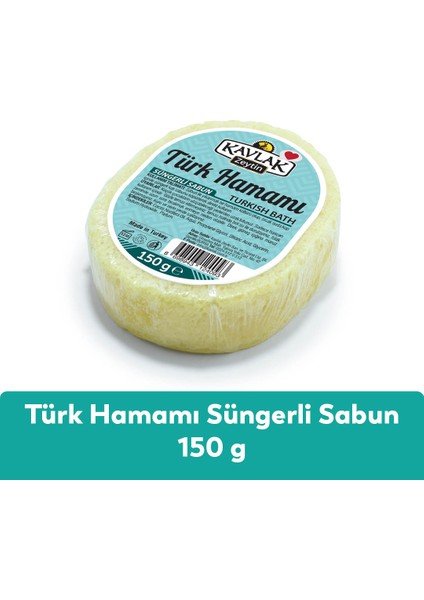 Kavlak Türk Hamamı Özlü Süngerli Sabun