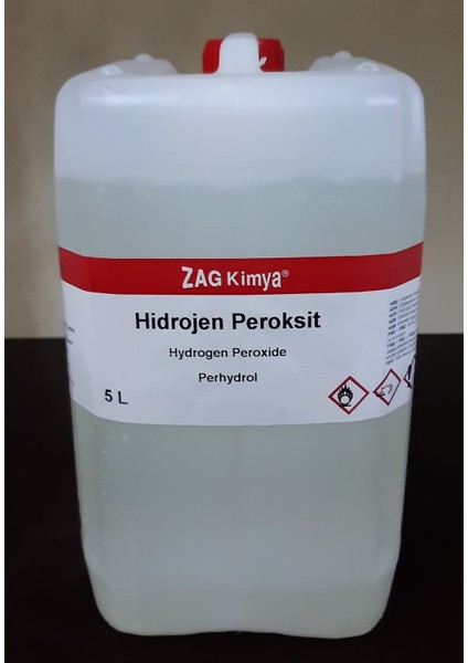 Zag Kimya Hidrojen Peroksit %50 (Teknik Kalite) - 5 Lt