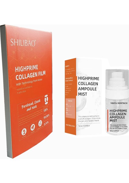 Shılıbao Kolajen Fılm & Mist Seti / Toplam 20 Fılm & 50 ml Ampul