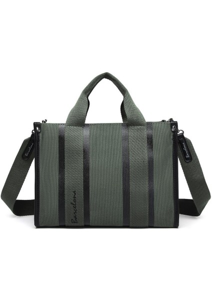 Barcelona Exclusive Kanvas Kumaş Kadın Omuz Çantası 1311