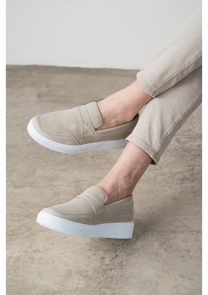317 Bej Renk Beyaz Tabanlı Erkek Günlük Ayakkabı fiyatları
