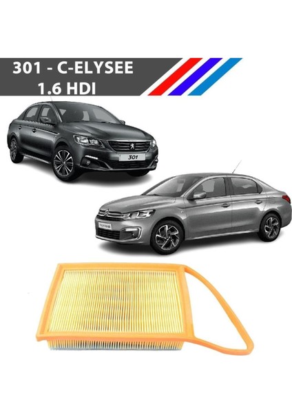 Otomeparts Peugeot 301 Citroen C-Elysee 1.6 Hdı Hava Filtresi Yerli 2012-2017 1444TV fiyatları
