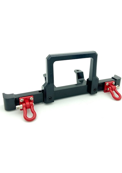 Metal Ön Tampon Çekme Kancası ile Mn D90 D91 D96 Mn-90 MN99S 1/12 Rc Araba Yükseltme Parçaları Aksesuarları, Siyah (Yurt Dışından)