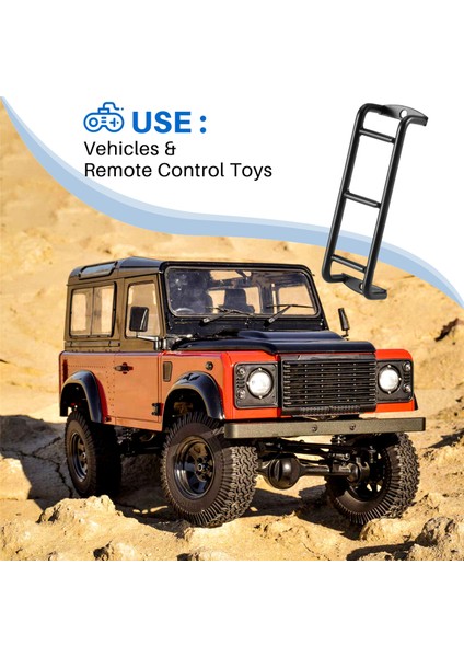 Rc Araba Metal Mini Merdiven Merdiven Aksesuarları Trx4 -4 Vücut SCX10 90046 90047 D90 1/10 Rc Paletli (Yurt Dışından)