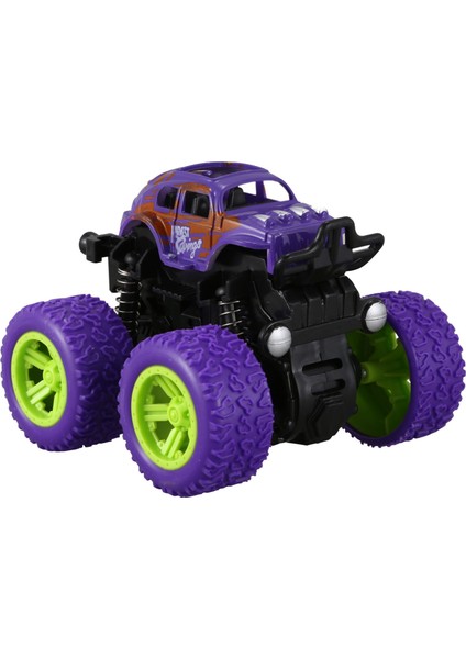 Mini 4WD Atalet Dönebilen Araba Oyuncaklar Sürtünme Gücü Dört Tekerlekli Off-Road Araç Modeli Atalet Araba Oyuncak (Yurt Dışından)