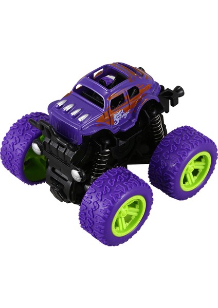 Mini 4WD Atalet Dönebilen Araba Oyuncaklar Sürtünme Gücü Dört Tekerlekli Off-Road Araç Modeli Atalet Araba Oyuncak (Yurt Dışından)
