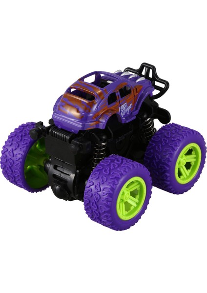 Mini 4WD Atalet Dönebilen Araba Oyuncaklar Sürtünme Gücü Dört Tekerlekli Off-Road Araç Modeli Atalet Araba Oyuncak (Yurt Dışından)