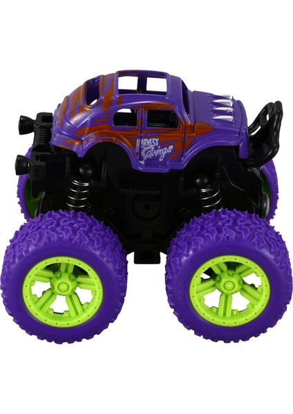Mini 4WD Atalet Dönebilen Araba Oyuncaklar Sürtünme Gücü Dört Tekerlekli Off-Road Araç Modeli Atalet Araba Oyuncak (Yurt Dışından)