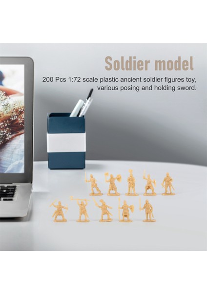 1:72 200/SET Plastik Antik Figürler Oyuncak Askerler Erkekler Kılıç Ustası Aksiyon Figürü Dıy Savaş Sahne Oyuncaklar Altın (Yurt Dışından)