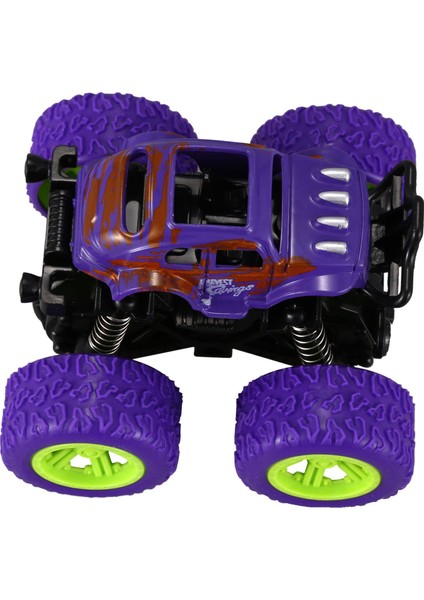Mini 4WD Atalet Dönebilen Araba Oyuncaklar Sürtünme Gücü Dört Tekerlekli Off-Road Araç Modeli Atalet Araba Oyuncak (Yurt Dışından)
