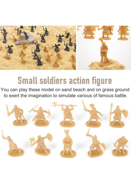 1:72 200/SET Plastik Antik Figürler Oyuncak Askerler Erkekler Kılıç Ustası Aksiyon Figürü Dıy Savaş Sahne Oyuncaklar Altın (Yurt Dışından)