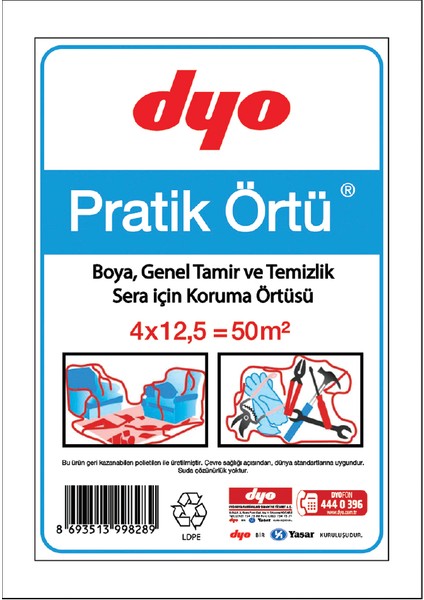 Pratik Örtü 50 M2