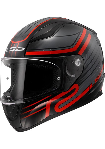 Rapıd 2 Cırcuıt Fullface Siyah-Gri-Kırmızı Kask