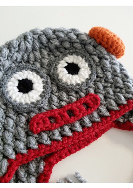 Gri Robot Bebek ve Çocuk Bere fiyatları