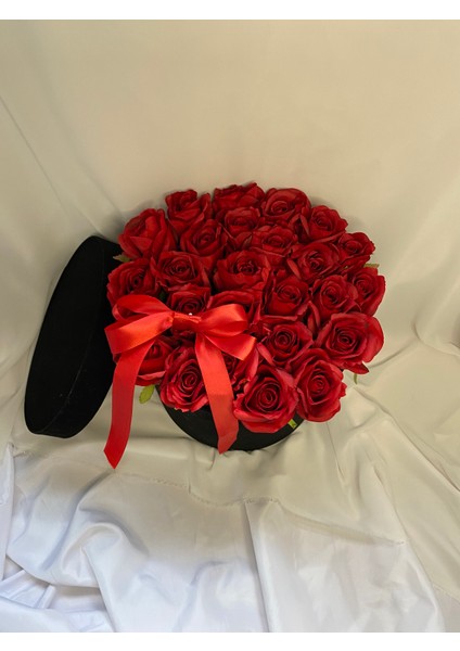 Sevgiliye hediye Kadife Kutuda Gül sevgililer Günü isteme Çiçeği yapay Çiçek kırmızı Gül modelleri