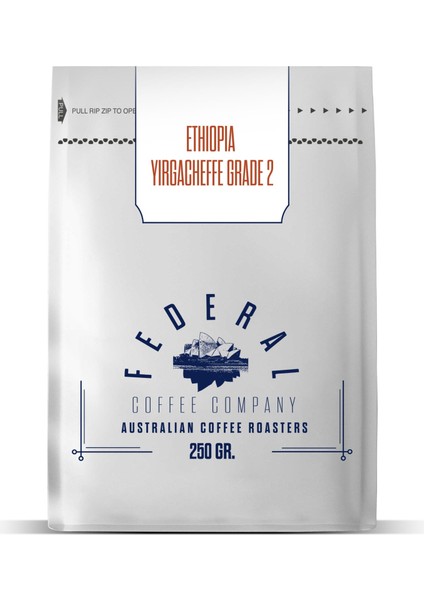 Ethiopia Yirgacheffe Grade 2 - 250 Gr. Filtre Kahve