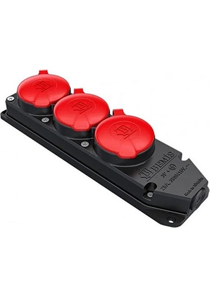 3X25A 3p+E 380V Üçlü Grup Priz
