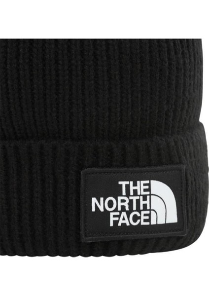 The North Face Logo Box Pom Bere Siyah