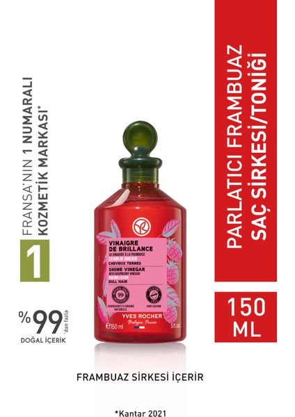 Yves Rocher Frambuaz Saç Sirkesi / Toniği - Normal Saçlar / Brillance 150 ML-52166