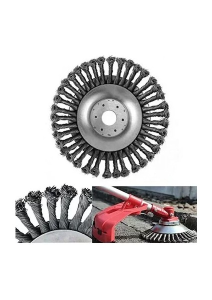 Telli Fırça Benzinli Tırpan Başlığı Üniversal