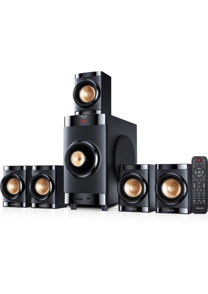 MD-381BT 40W Usb+Sd+Fm 5+1 Ses Sistemi
