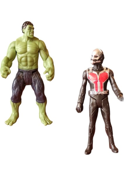 Avengers Hulk ve Ultron 2li Yenilmezler Herbiri 12CM. ve Işıksız