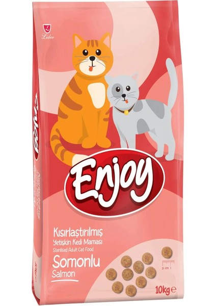 Somonlu Kısırlaştırılmış Kedi Maması 10 kg