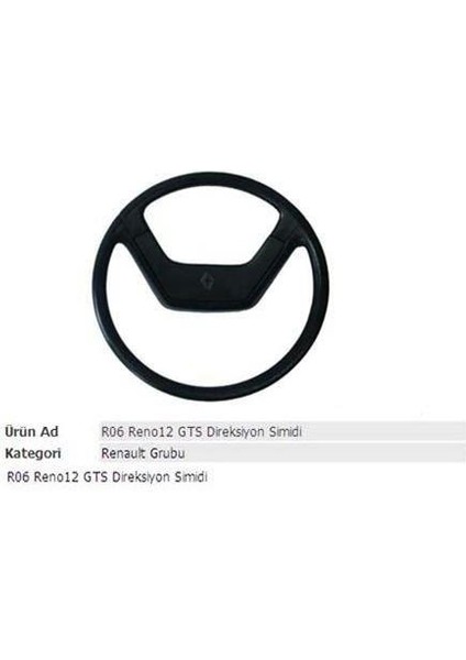 Direksiyon Simit Kapağı R12 Gts DİR009