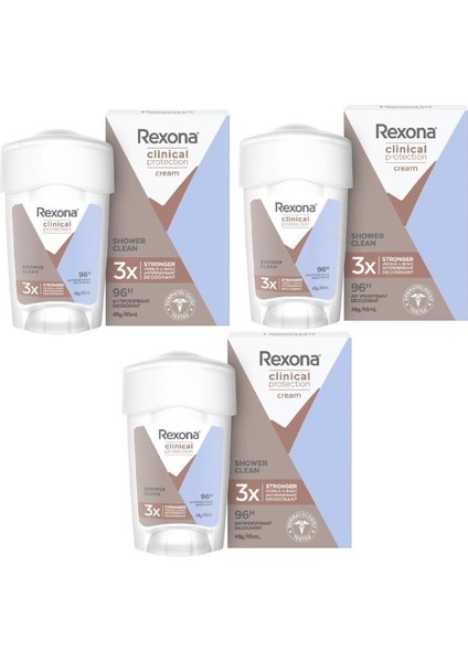 Clinical Protection Shower Clean 45ML x 3 Adet