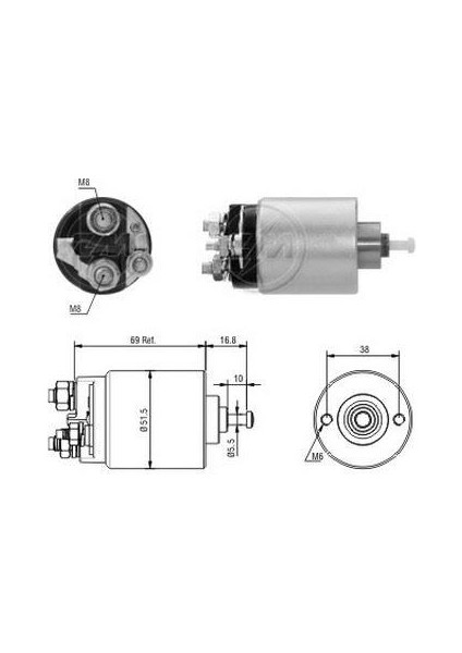 12V Ford Focus Fıesta Mars Otomotagı Kısa Govde