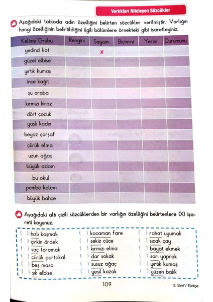 Harika Kitap 3. Sınıf Türkçe - Etkinlikli Çalışma ve Soru Bankası Kitabı