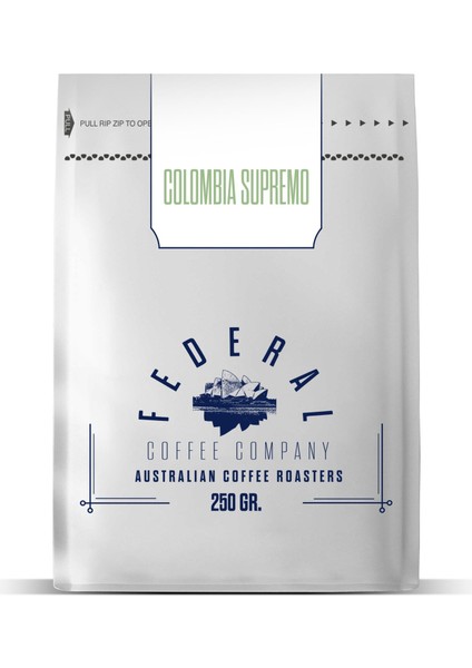 Colombia Supremo Medellin 250 Gr. Filtre Kahve