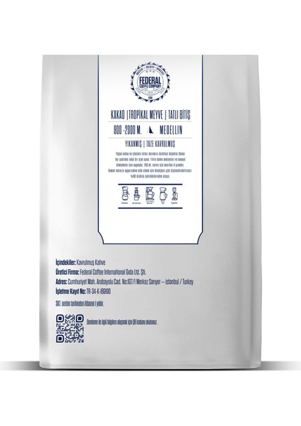 Colombia Supremo Medellin 250 Gr. Filtre Kahve fiyatları